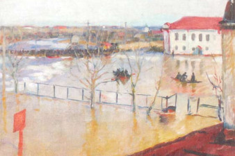 Половодье. 1920-1930 гг. Холст, масло.